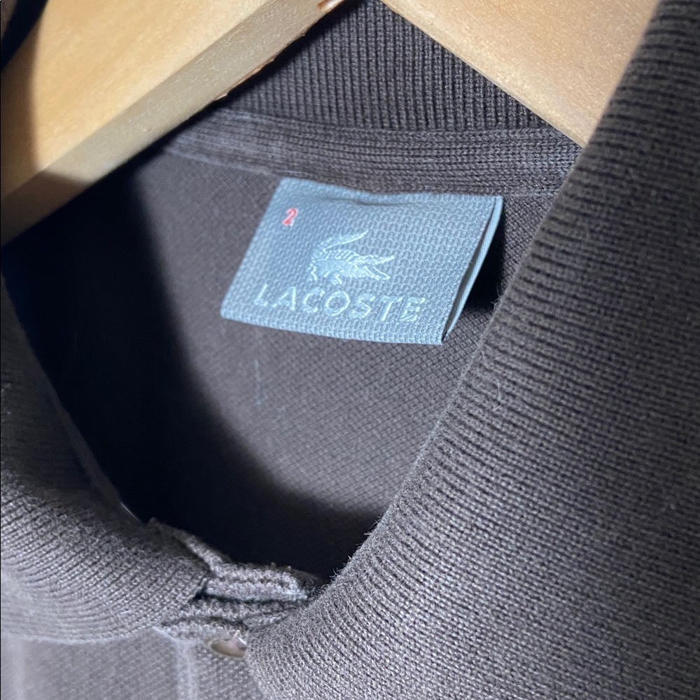 Lacoste Brown Polo Shirt - Picture 3 of 7